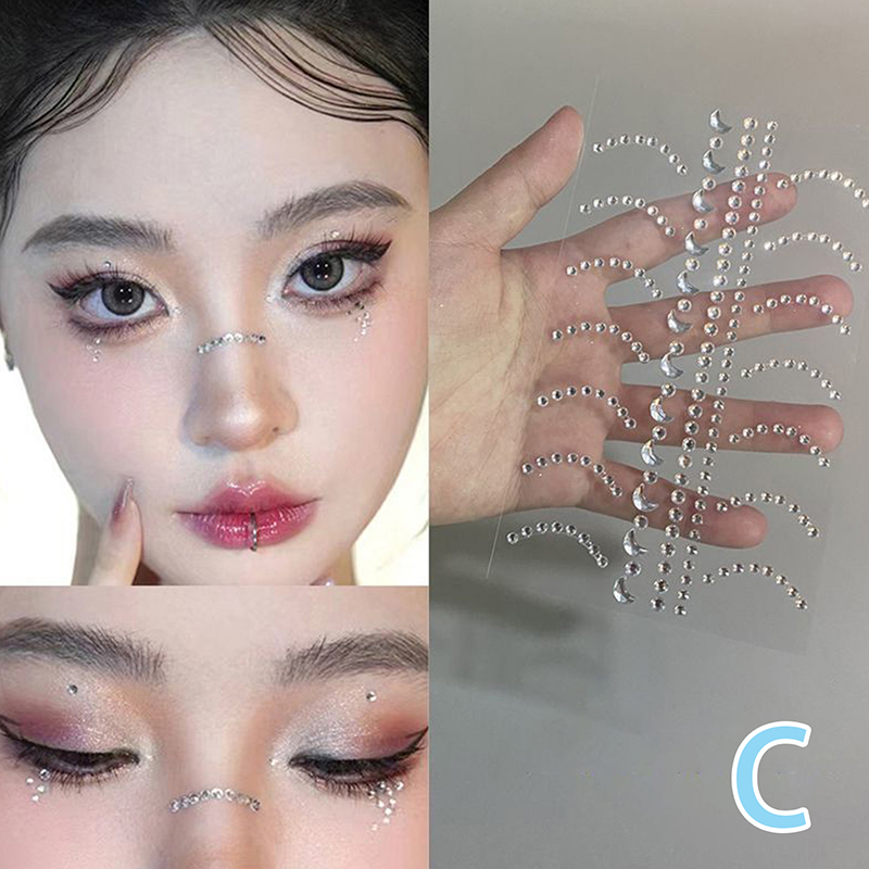 Body Jewels - 새로운 DIY 셀프 접착 다이아몬드 얼굴