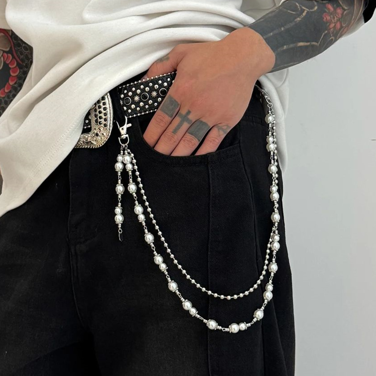 Body Jewelry Flat Back - 캐너 1개 14K 솔리드 골드 더블