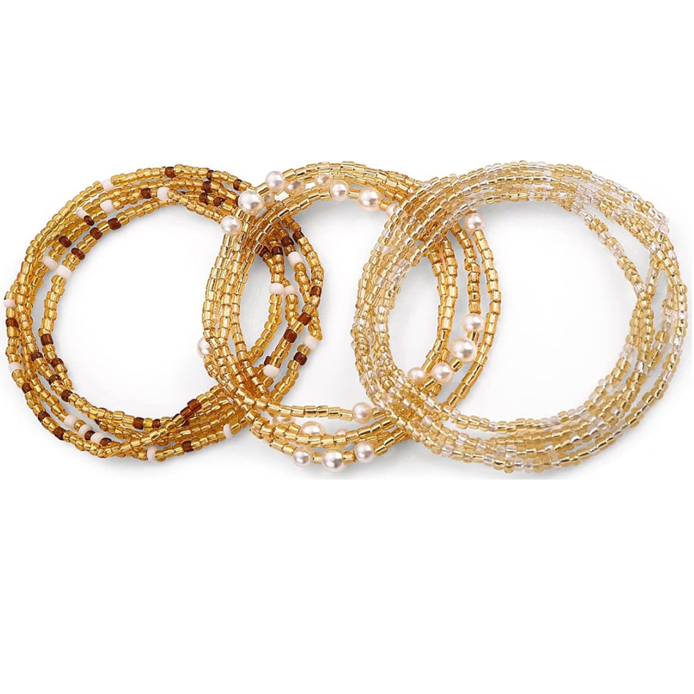 Body Jewels - 여성용 허리 비즈, 배꼽 비즈, 탄성